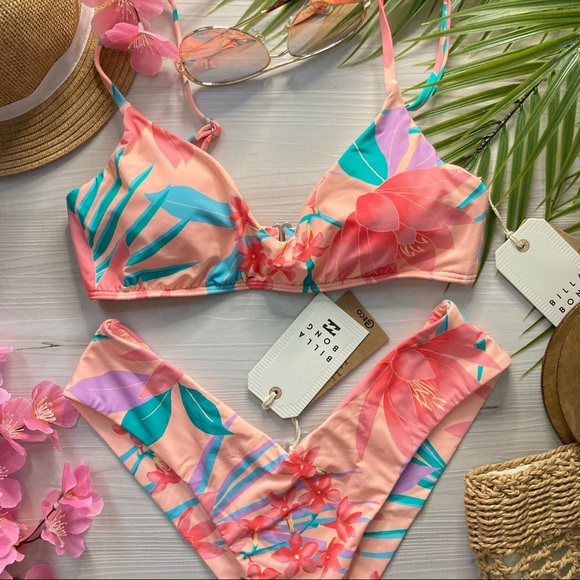 Billabong Other - Billabong ECO 🌸 Tropical Floral Bikini Set